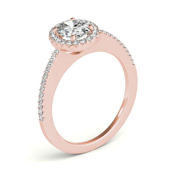 1CT Oval Lab Diamond Engagement Ring Thin 14K White Gold Comfort Fit
