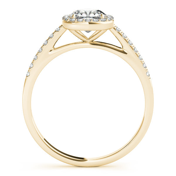 1CT Cushion Cut Lab Diamond Engagement Ring 14K Rose Gold