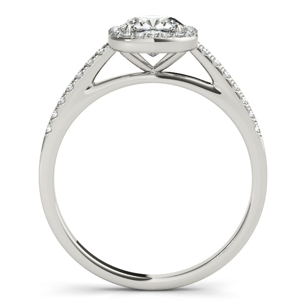 1CT Cushion Cut Lab Diamond Engagement Ring 14K Rose Gold