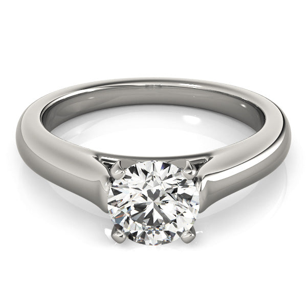 1CT Solitaire Lab Diamond Engagement Ring 14K Yellow Gold