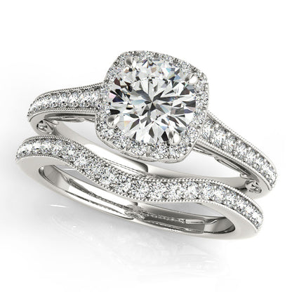 Exclusive Vintage Filigree 1 1/3 CT Diamond Ring Milgrain Design