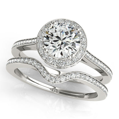 Extraordinary 1 1/2 Carat Double Halo Diamond Engagement Ring