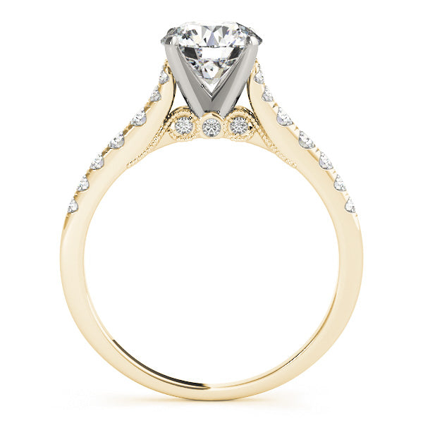Timeless Fancy Diamond 14K Rose Gold Engagement Ring 1CT
