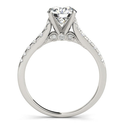 Timeless Fancy Diamond 14K Rose Gold Engagement Ring 1CT