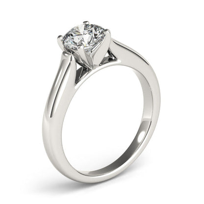 Classic 1CT Solitaire Engagement Ring with Cathedral Setting