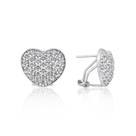 Large Cubic Zirconia Heart - Gifts from DT