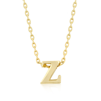 Golden Initial Z Pendant - Jewelry Sale