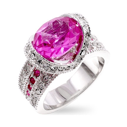 Ovaline Pink Ring Designer Jewelry Store