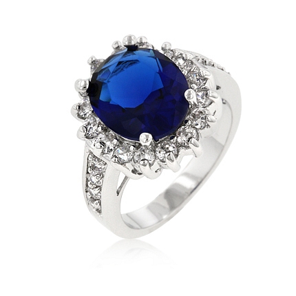 Classic Blue Cambridge Elegance Engagement Ring
