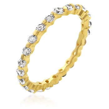 Exclusive Golden Lace Eternity Wedding Band