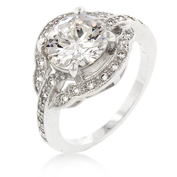 Emma Antique Engagement Ring with Brilliant 6.5 CT CZ