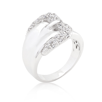 Wedding Simple CZ Belt Ring - Jewelry Gifts