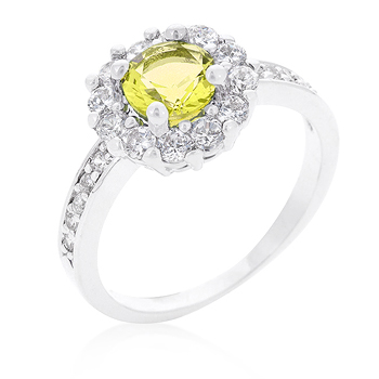 Bella Birthstone Engagement Ring in Yellow .88 CT