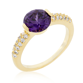 Purple Isabelle Engagement Ring 1.2 CT