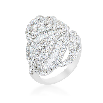 Cocktail Micro-Pave Classic Statement Ring 1.2 CT