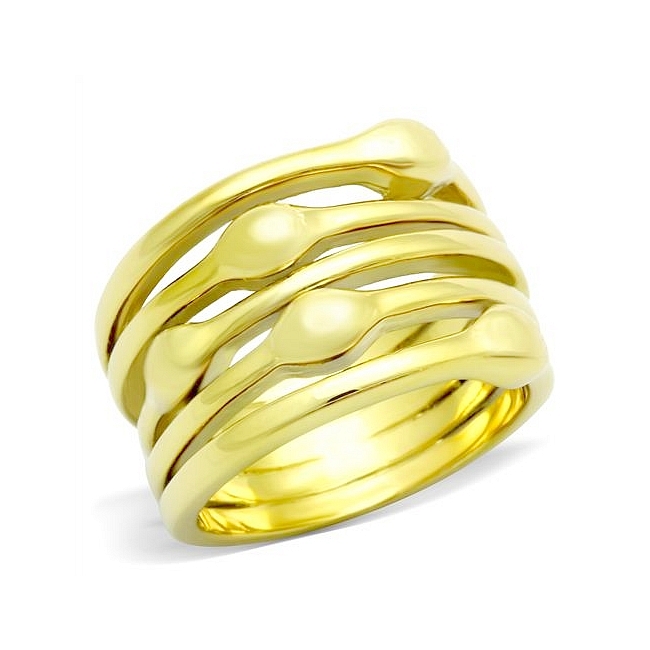 Stunning 14K Gold Plated Modern Fashion Ring