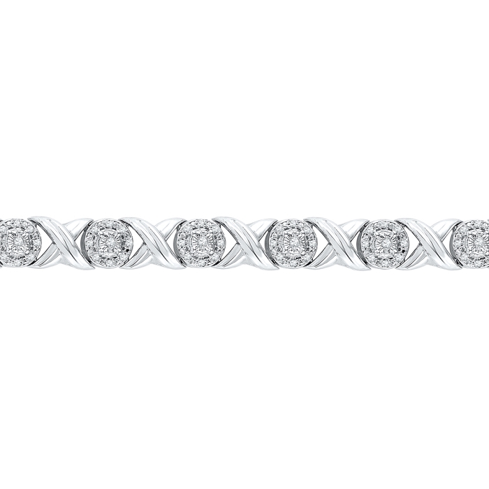 0.60 CT Diamond Bracelet White gold