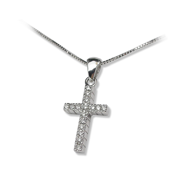 Luxury Diamond Cross Necklace Pendant