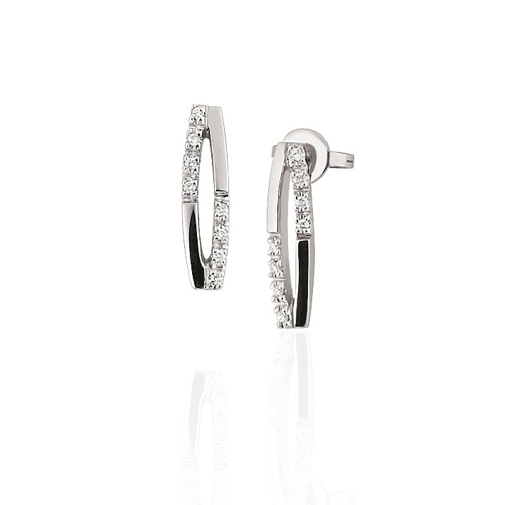 Exclusive Diamond Earrings from Italy