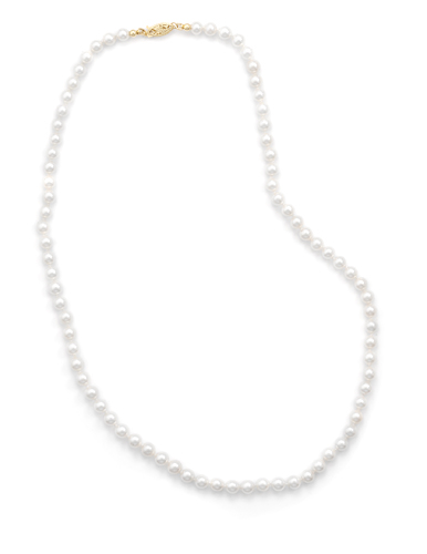 24\" 5-5.5mm Cultured Freshwater Pearl Necklace