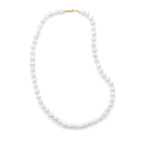 16" 7-7.5mm Cultured Freshwater Pearl Necklace