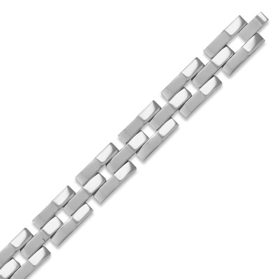 Men\'s Stainless Steel Link Bracelet