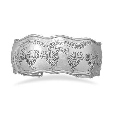 Rooster and Vine Cuff Bracelet