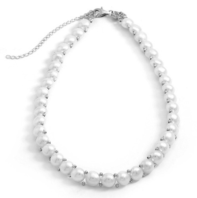 14\"+3\" Extension Cultured Freshwater Pearl Necklace