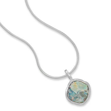 16.5\" Ancient Roman Glass Necklace
