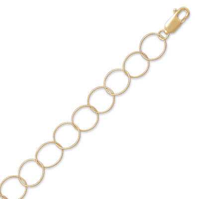 7\" 14/20 Gold Filled Twist Link Bracelet