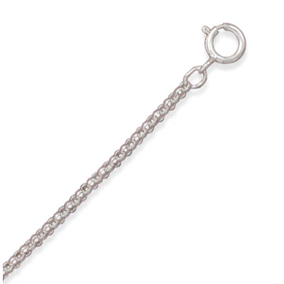 13\"+1\" Extension Rolo Chain Necklace