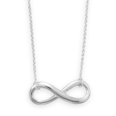 16\"+1\"+1\" Infinity Necklace