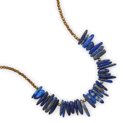 16\" + 2\" 14/20 Gold Filled Necklace with Lapis