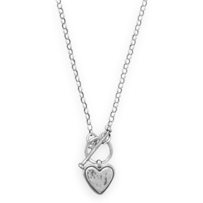 18\" Heart Toggle Necklace