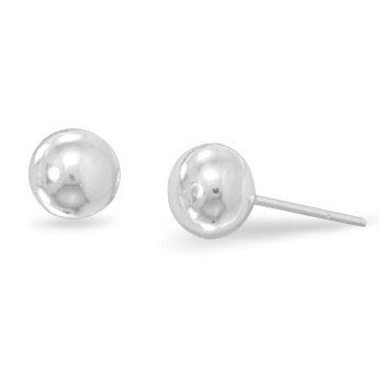 7mm Ball Stud Earrings