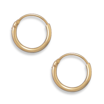 12/20 Gold Filled 1mm x 11mm Hoops
