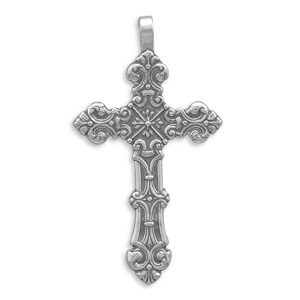 2" Ornate Antique Cross