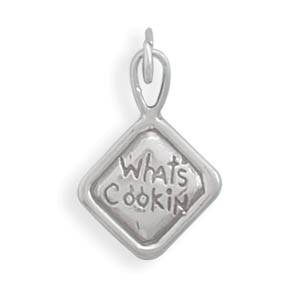 Oxidized \"What\'s Cookin\" Charm