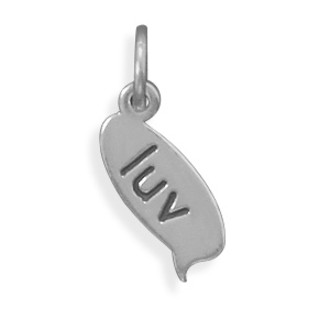 luv Text Message Charm