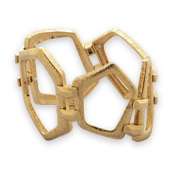 14 Karat Gold Plated Fashion Stretch Bracelet