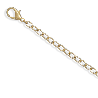 18" Gold Plated Stainless Steel Chain