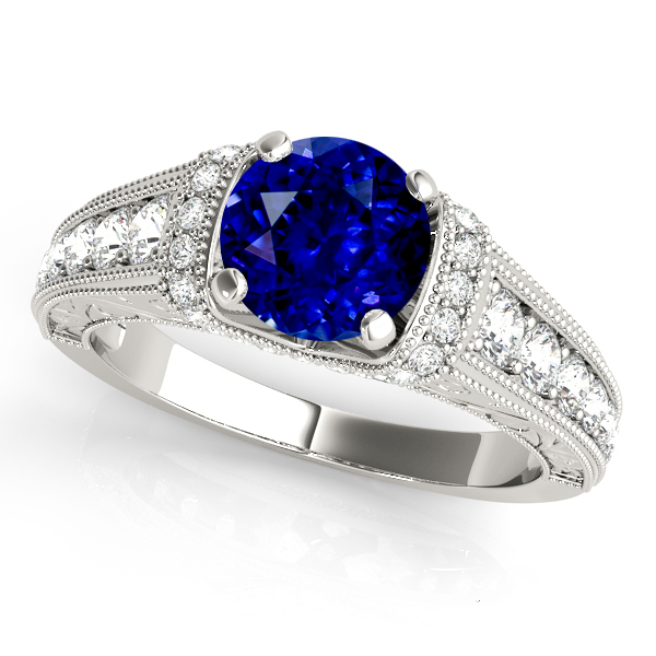 Incomparable Vintage Sapphire Engagement Ring