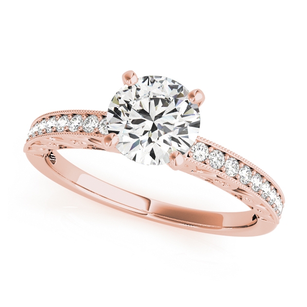 Timeless Diamond Engagement Ring Setting w/ Thin Shank